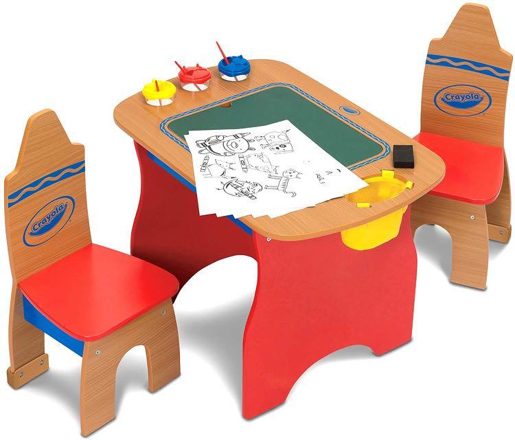Crayola table and chairs b&m store