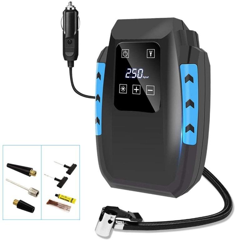 air tyre inflator with pressure gauge