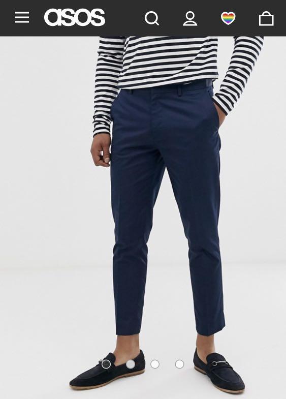 super skinny cropped smart pants