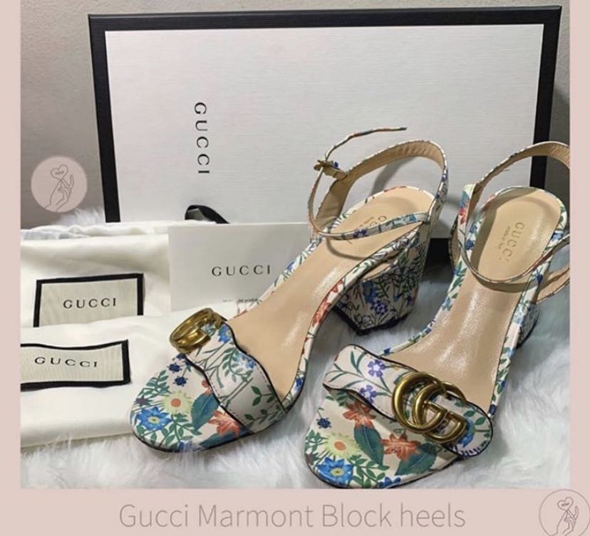 gucci block heel shoes