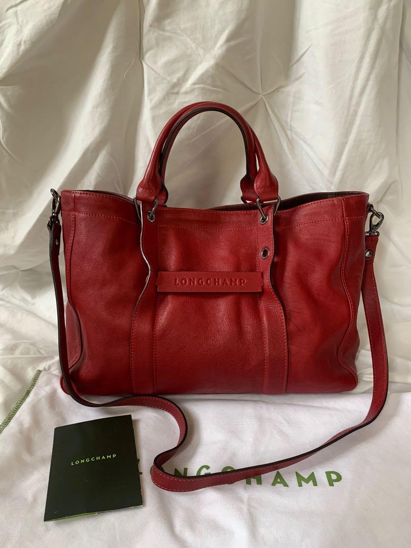 Longchamp Authenticated 3D Leather Handbag