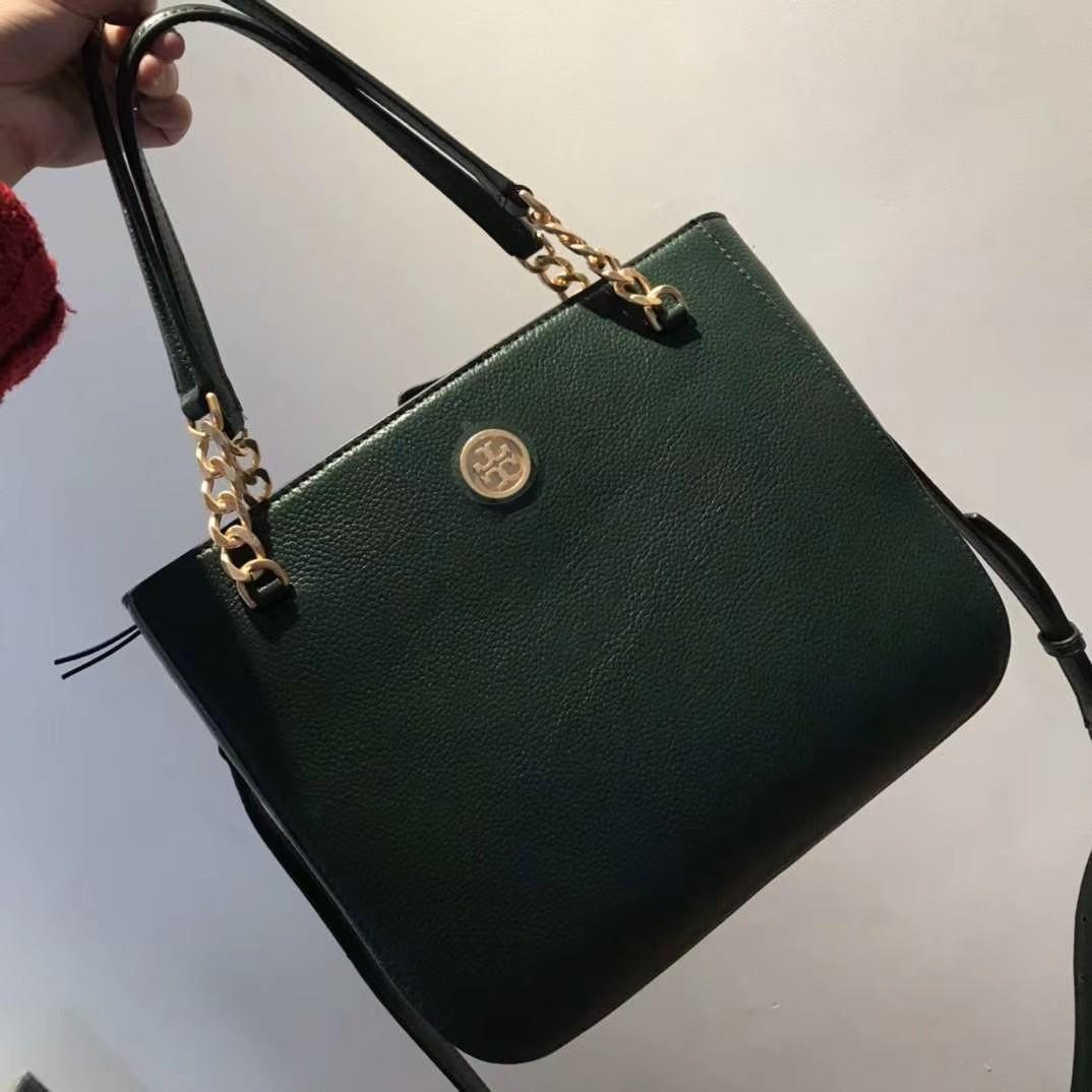 Tory burch mason triple compartment satchel 2025