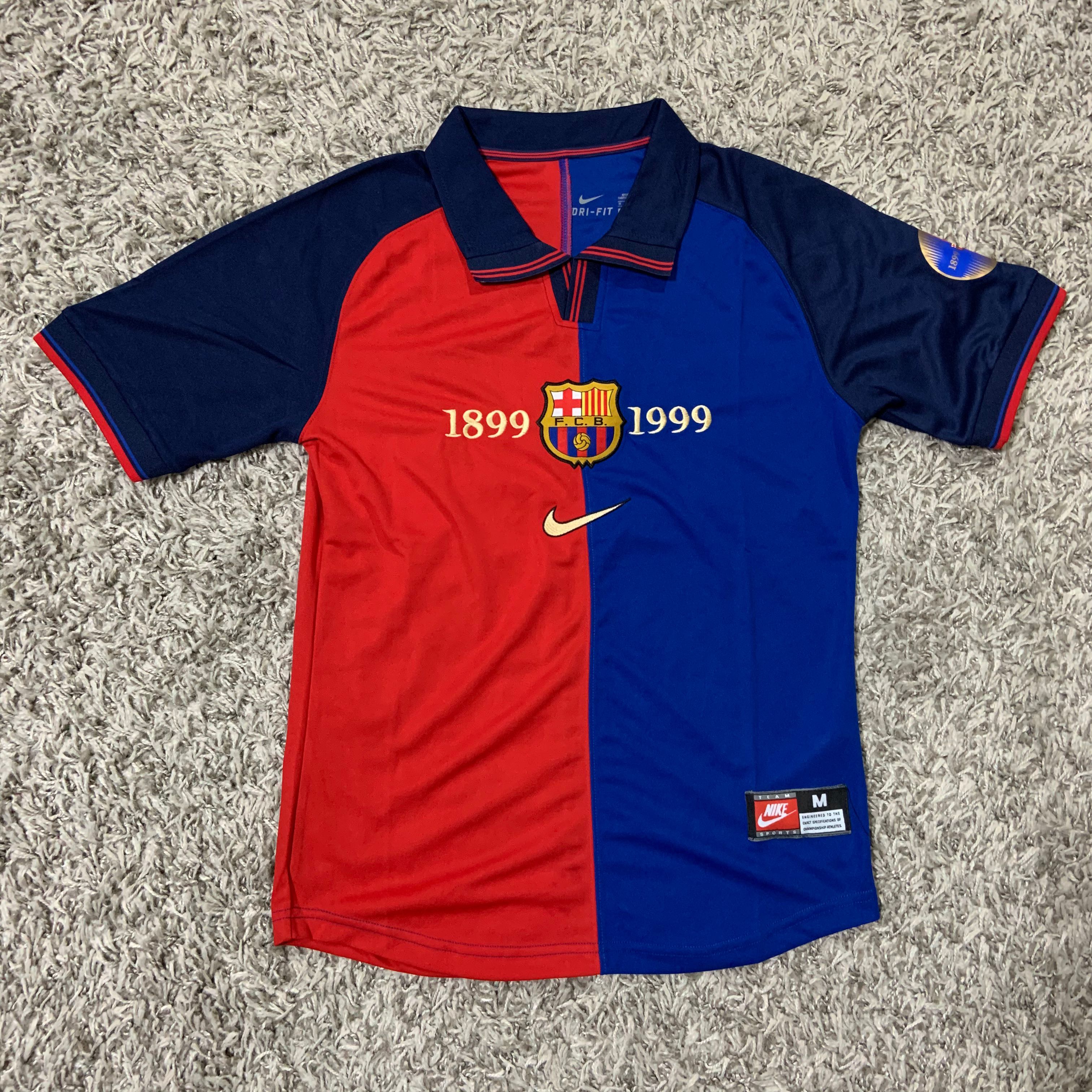 barcelona 100 years jersey