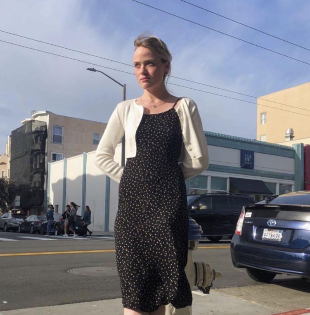 Bnwt Brandy Melville Midi Dress Women s Fashion Tops Sleeveless on Carousell