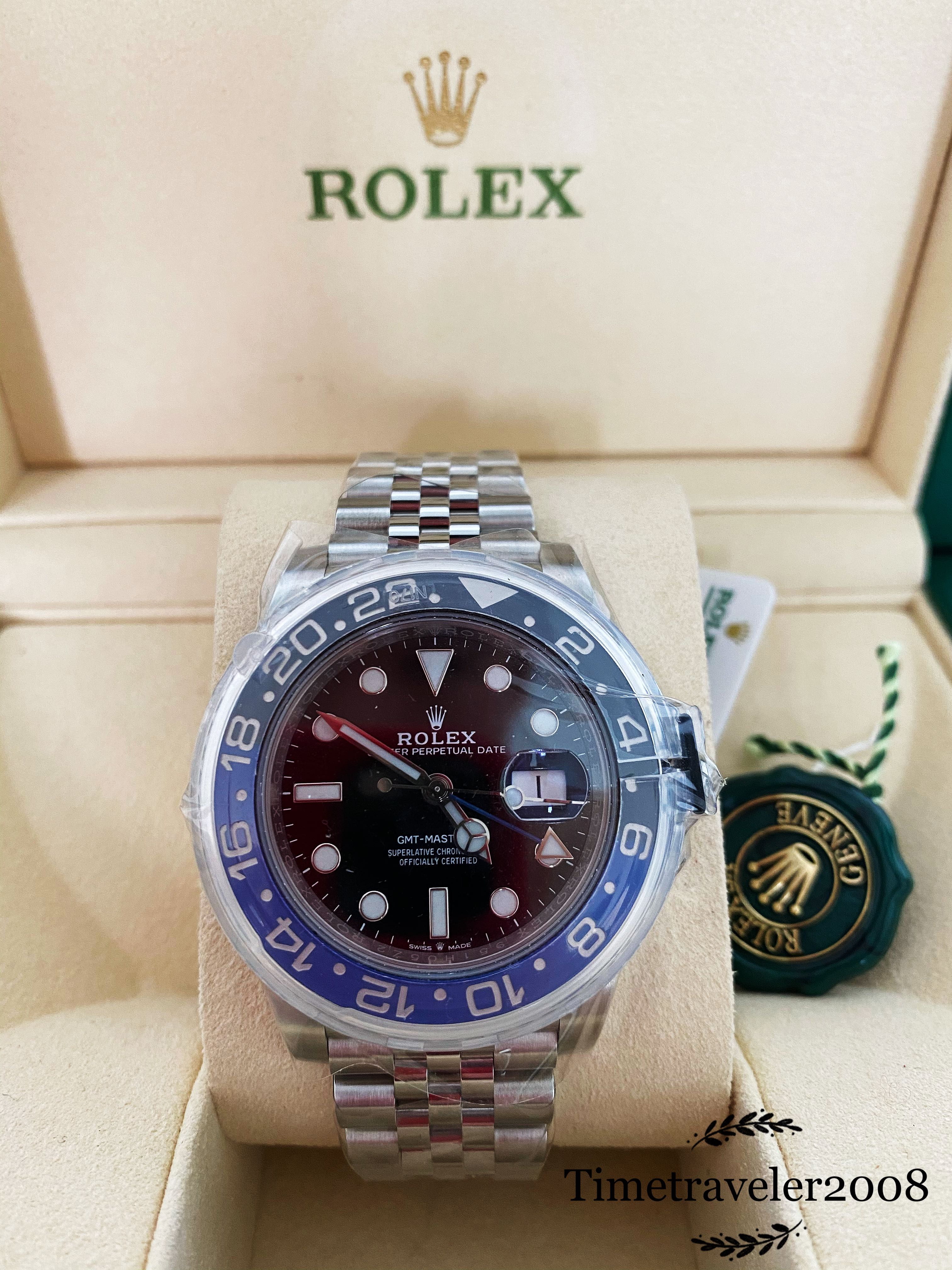 gmt master 2 superman