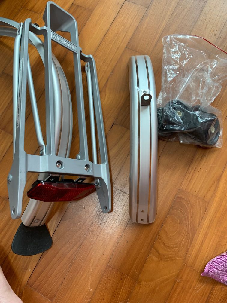 Brompton original rack and R mudguard, Sports Equipment, Bicycles ...