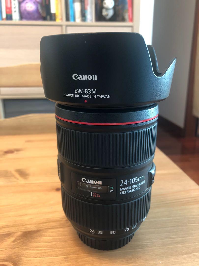 Canon EF 24-105mm f/4L IS II USM, 攝影器材, 鏡頭及裝備- Carousell
