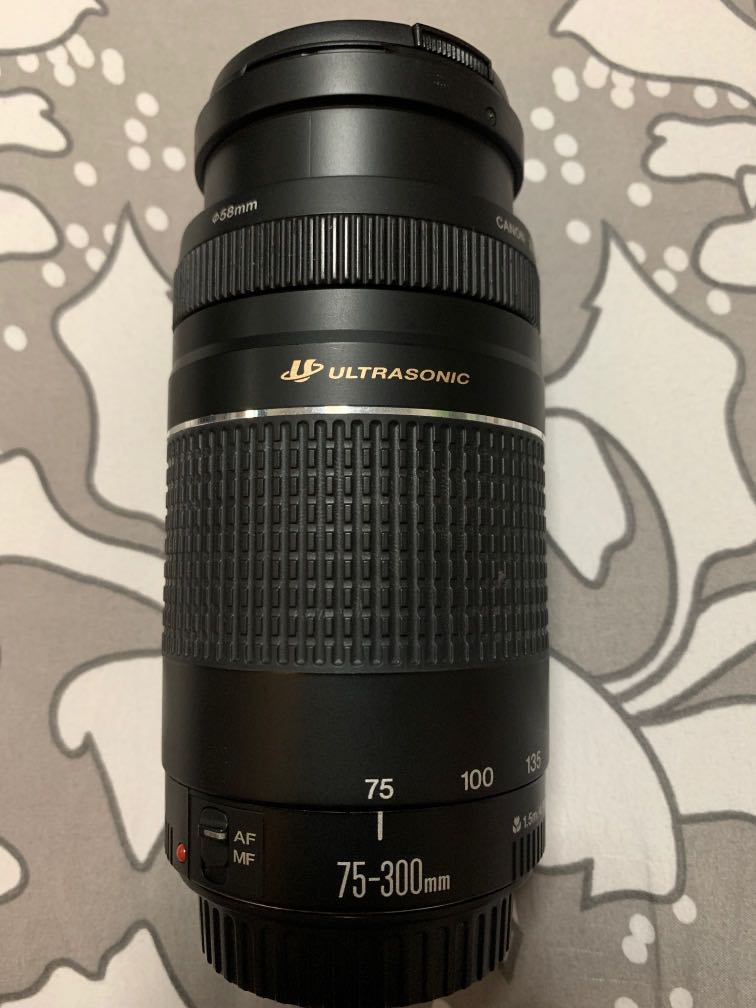 Canon Ef 75 300mm F 4 5 6 Iii Usm Zoom Lens Photography Lens Kits On Carousell