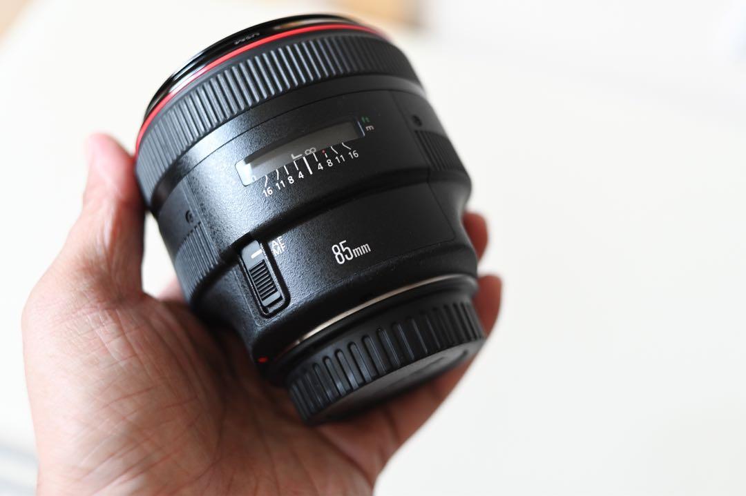 Canon EF 85mm f/1.2 L II USM f1.2 大光圈, 攝影器材, 鏡頭及裝備