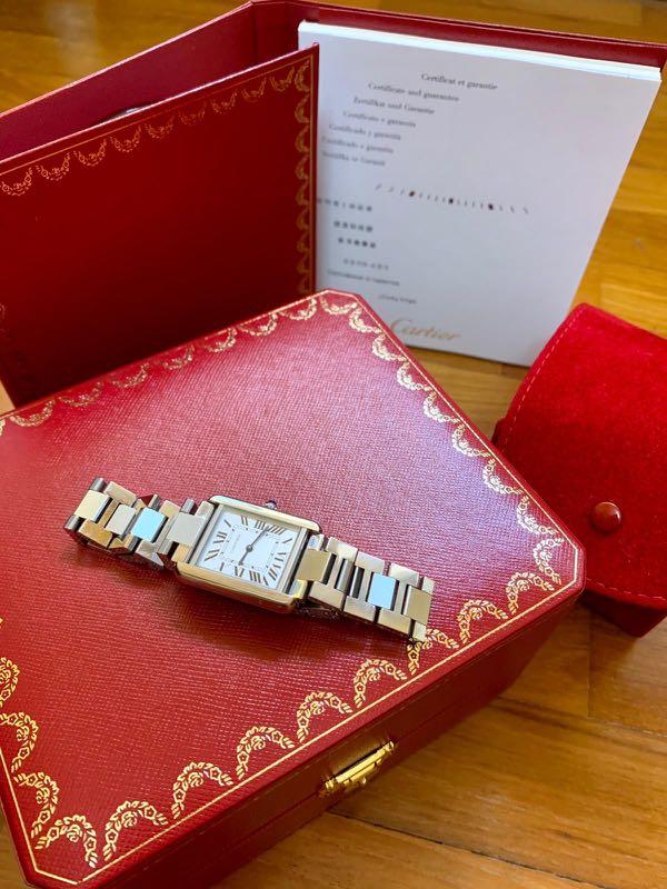 cartier tank solo watch small