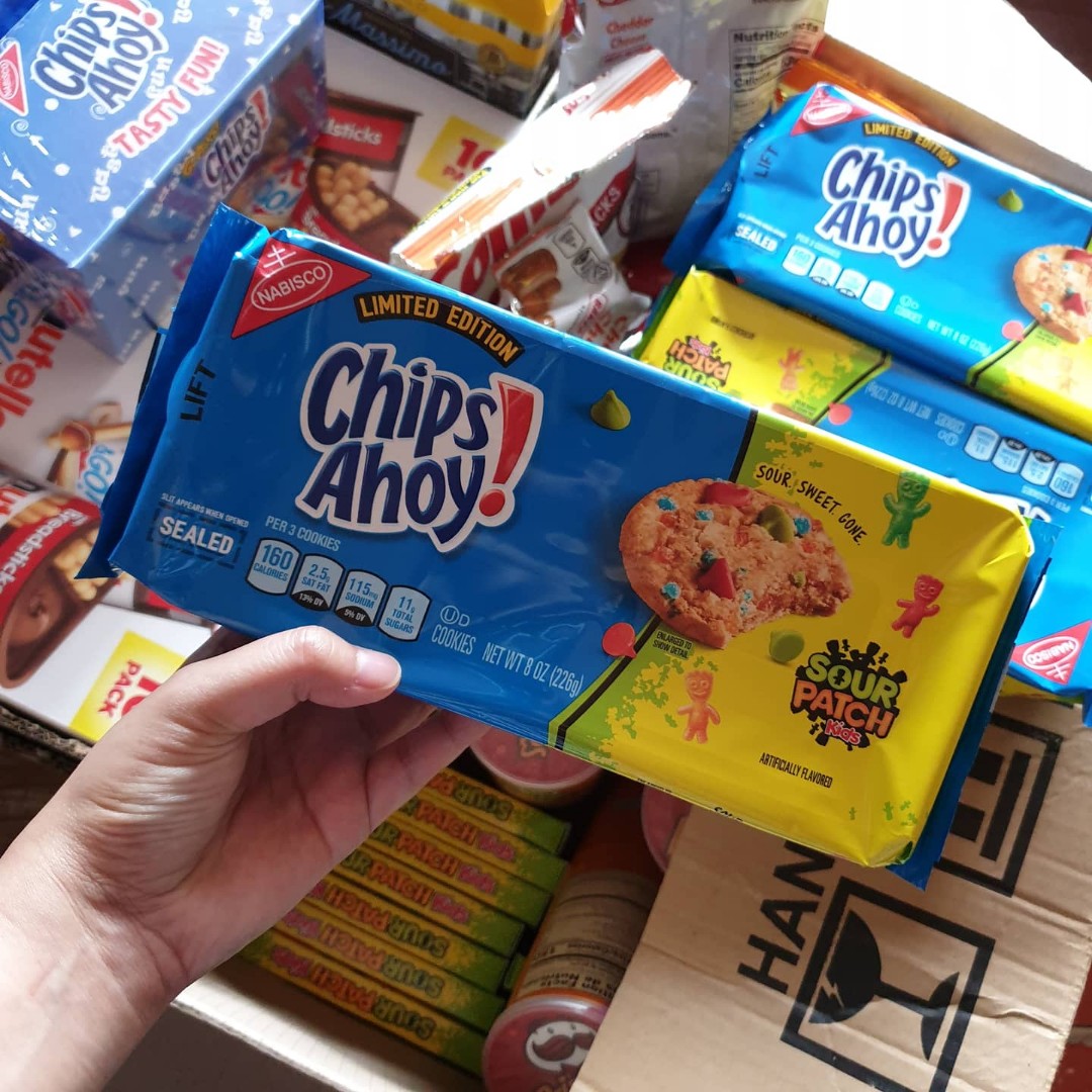 Chips Ahoy x Sour Patch Kids, Food & Drinks, Local Eats on Carousell
