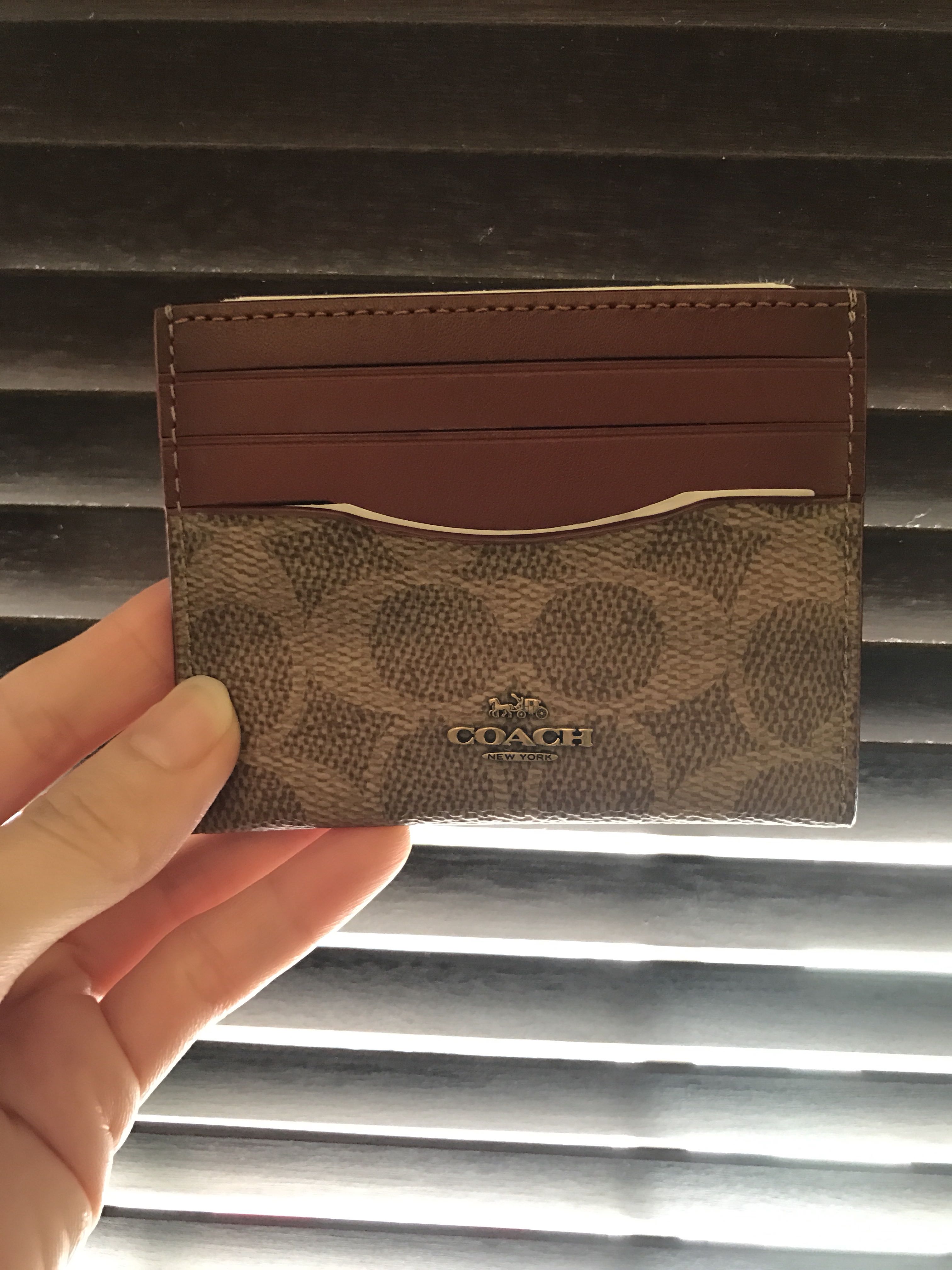 coach card holder price