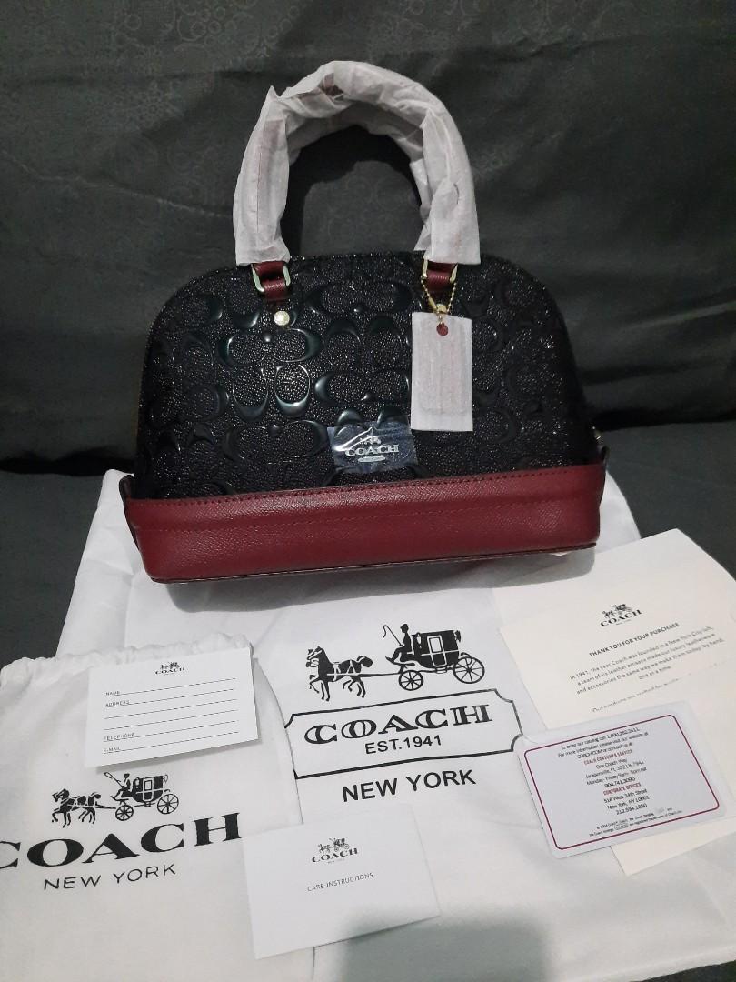 Coach Mini Sierra authentic, Barang Mewah, Tas & Dompet di Carousell