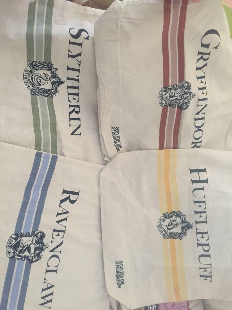 harry potter tote bolsa cotton on