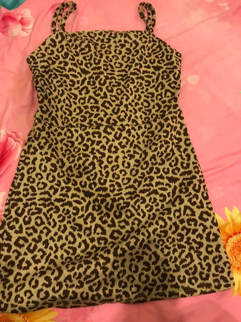 cotton on leopard dress
