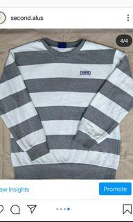 Crewneck stripe grey