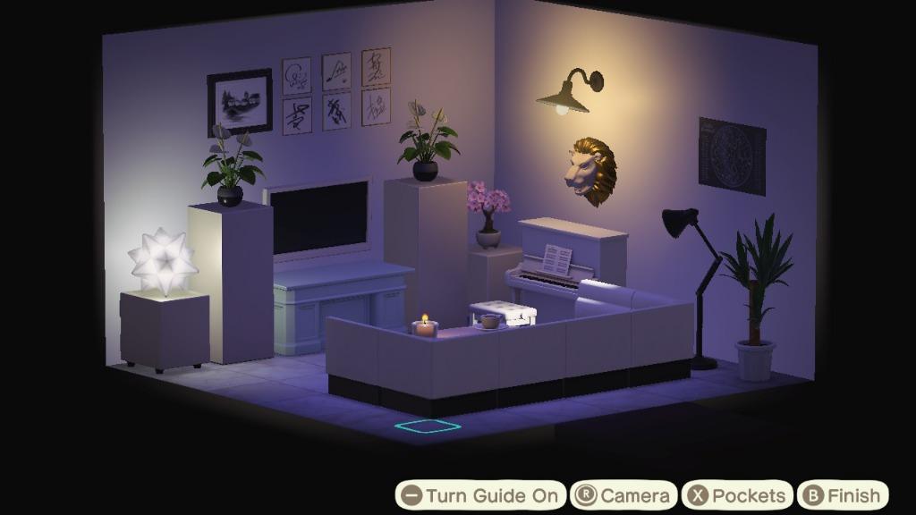 modernes Holzsofa Animal Crossing