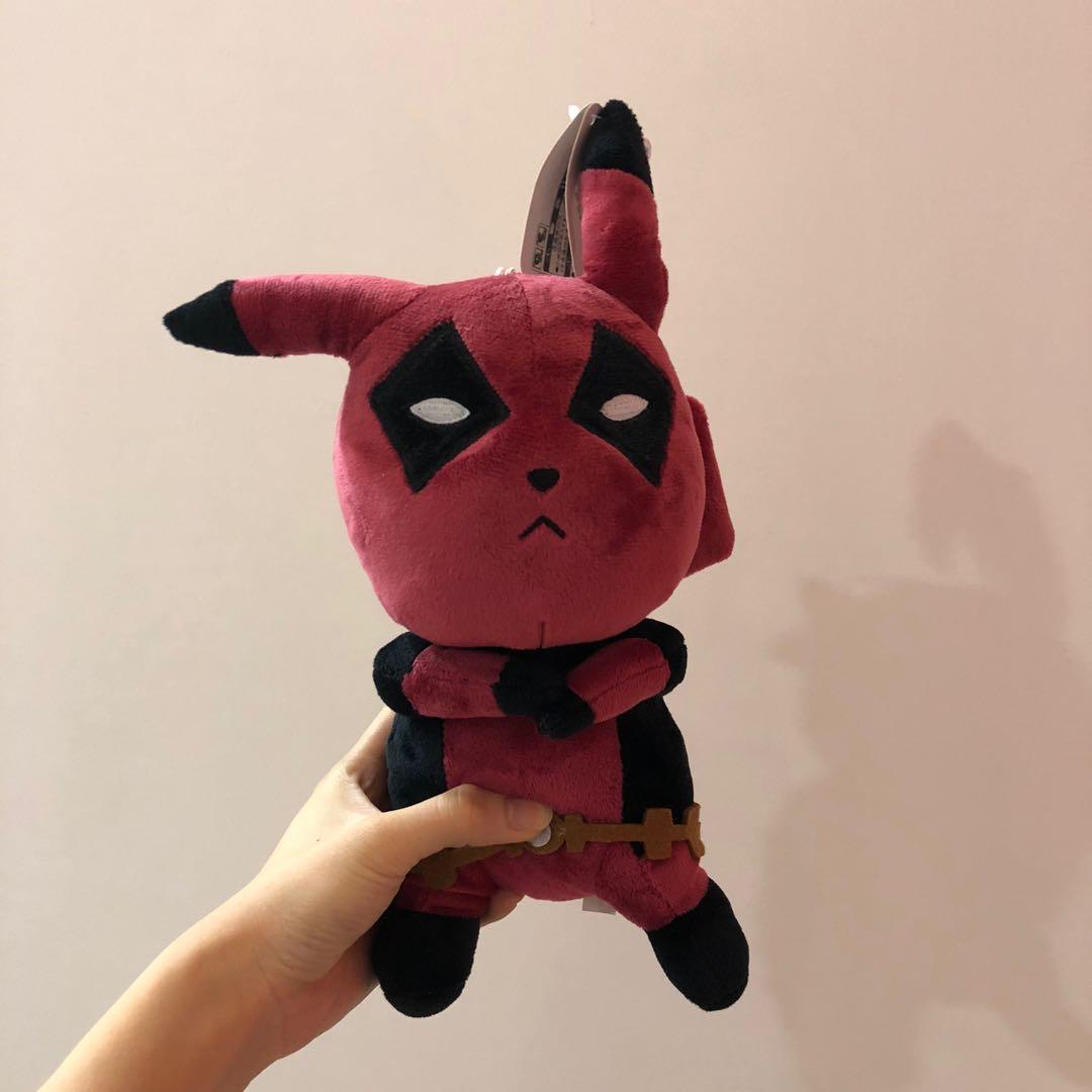 deadpool pikachu stuffed animal