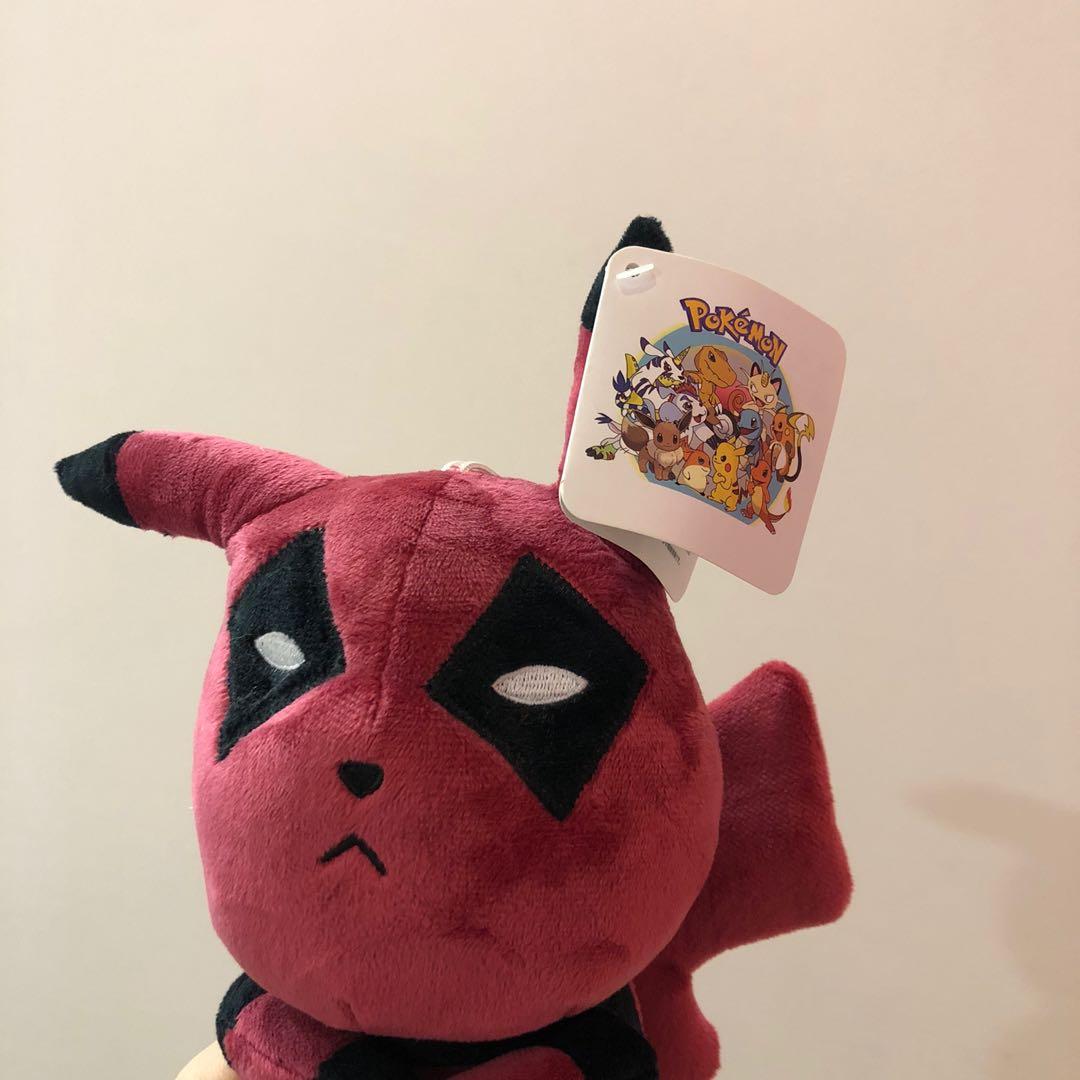 Pikachu hot sale deadpool plush