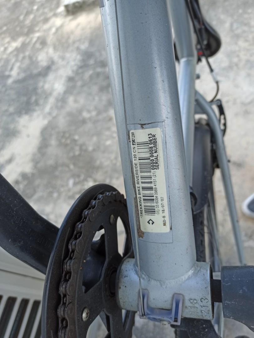 Decathlon bike serial number hotsell