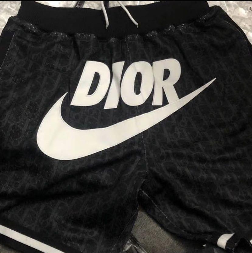 dior nike shorts