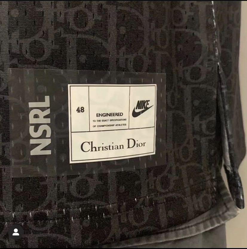 dior nike shorts