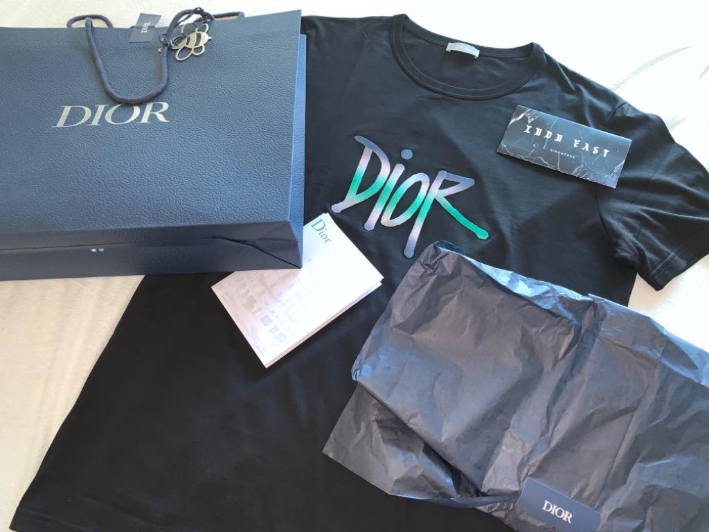 DIOR x SHAWN EMBROIDERED TEE, Men's Fashion, Tops u0026 Sets, Tshirts u0026 Polo  Shirts on Carousell