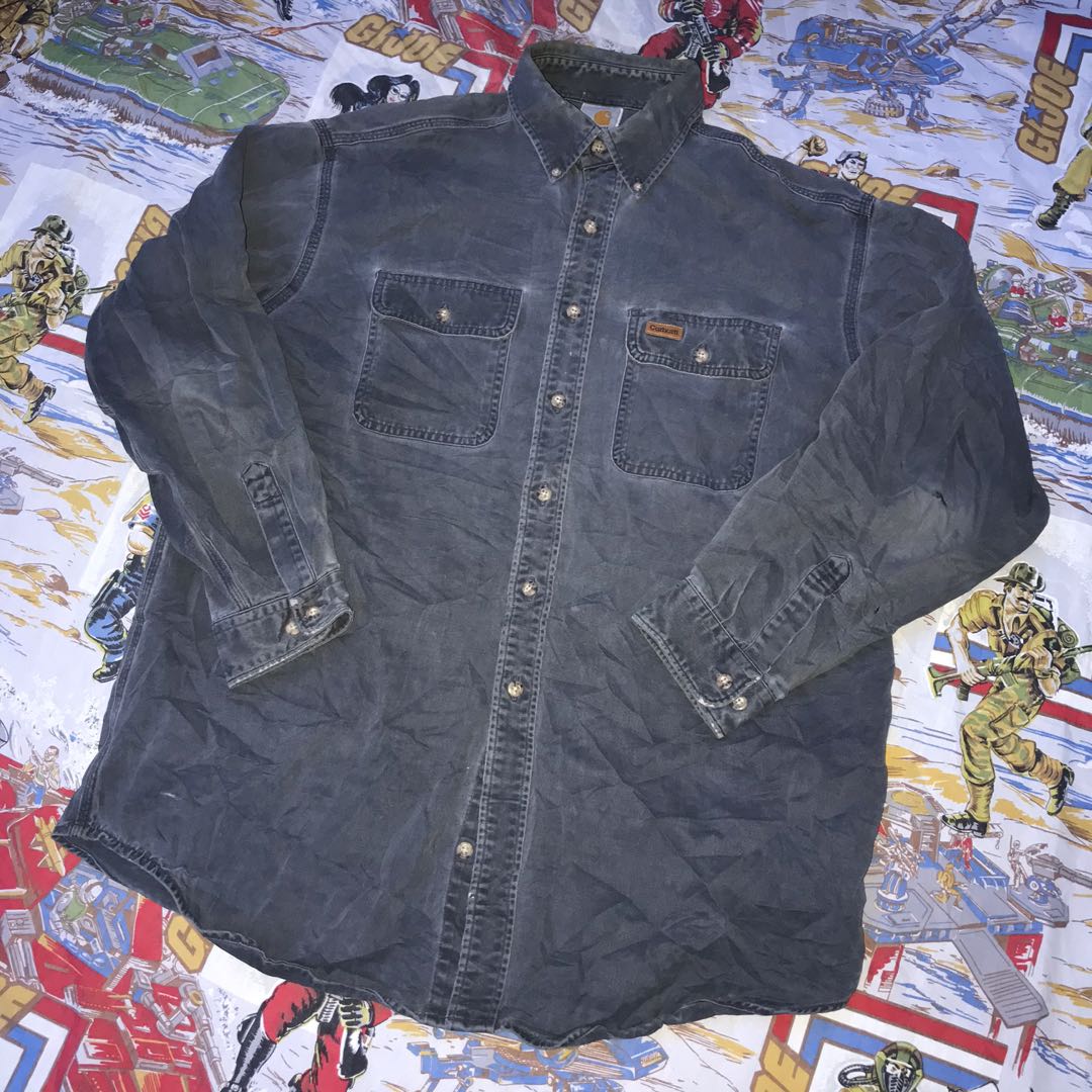 distressed carhartt jacket
