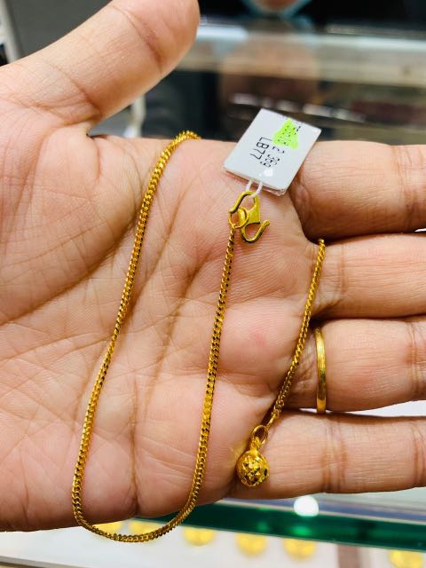 Emas375 Rantai Kaki Mesin Women S Fashion Accessories On Carousell