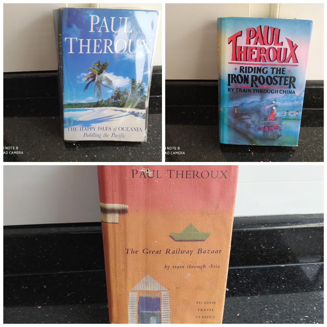 English Book 16 Paul Theroux Happy Isles Of Oceania Riding The Rooster The Great Railway Bazaar Books Stationery Non Fiction On Carousell