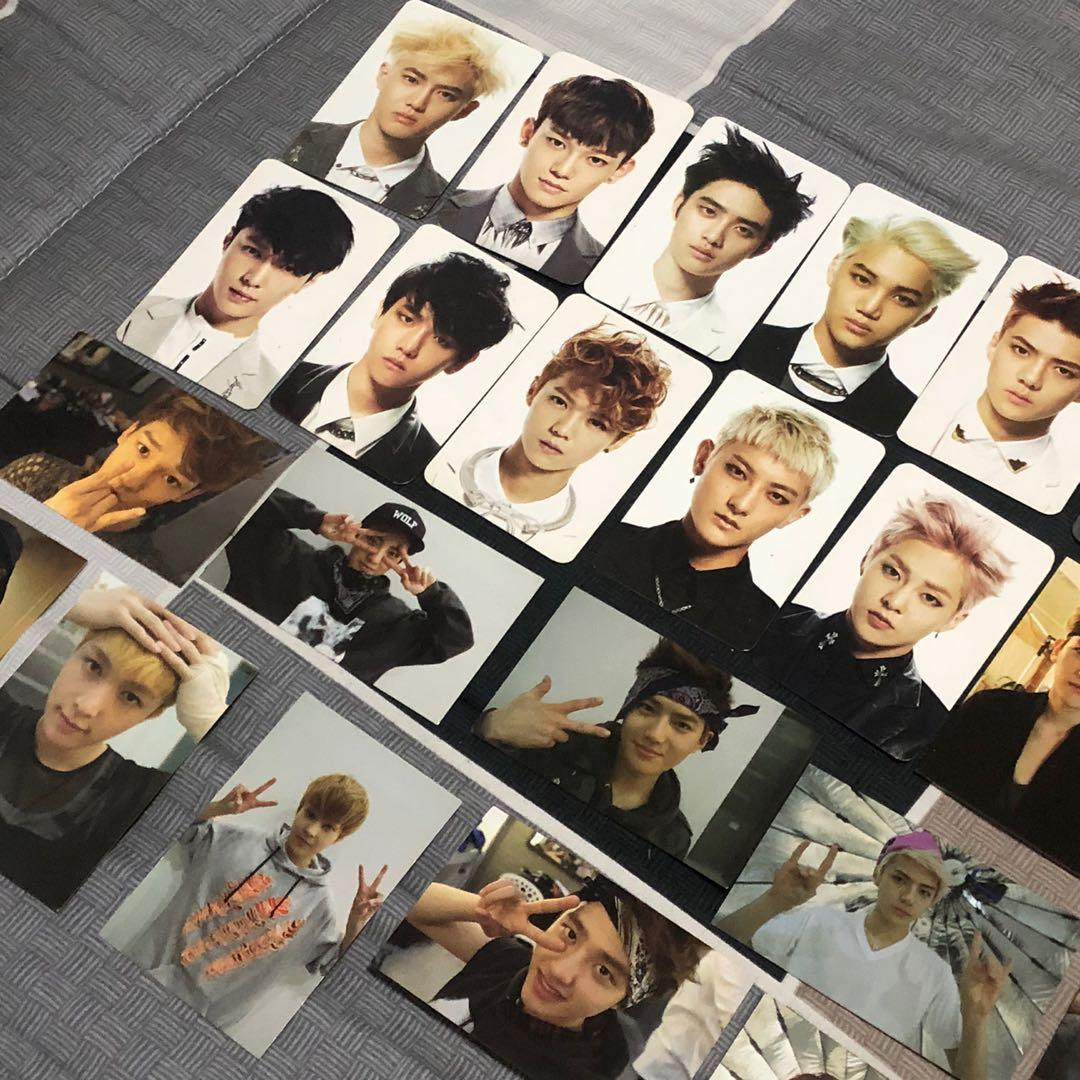REPRICED Exo Photocards (Category: K-Wave Merchandise) located in Quezon City. Submitted by closethangs (Listing ID 1016783639, Image 1). Description: Here are the photocards that I have for exo. NOTE: these are the PH versions from an album launching of the xoxo growl repackage albums years ago. ‼️ Take all remaining ones (the three pcs for Kris not included anymore) for 7 instead of 8k +.