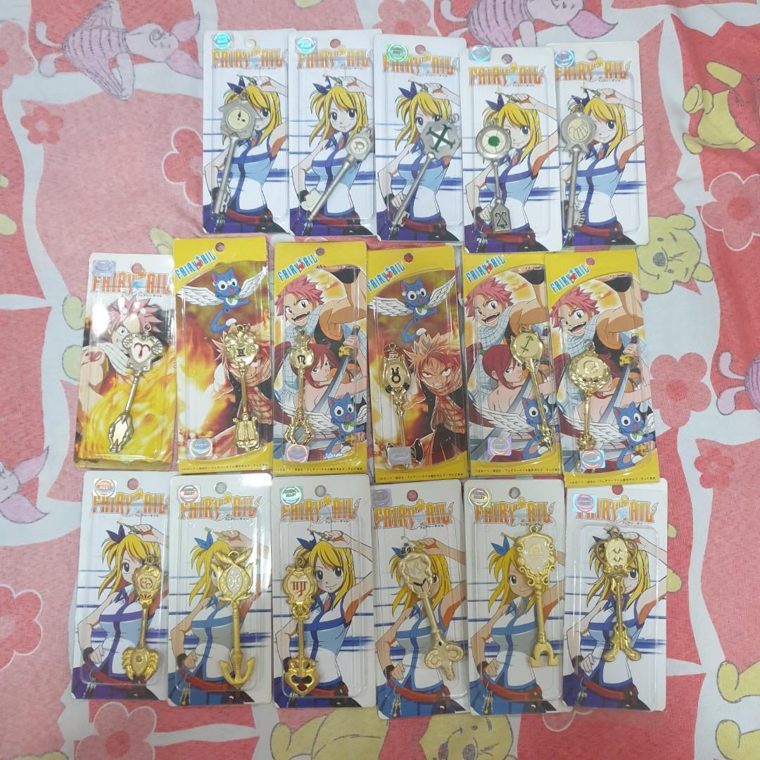 Fairy Tail Key Collection Complete Hobbies Toys Memorabilia Collectibles J Pop On Carousell