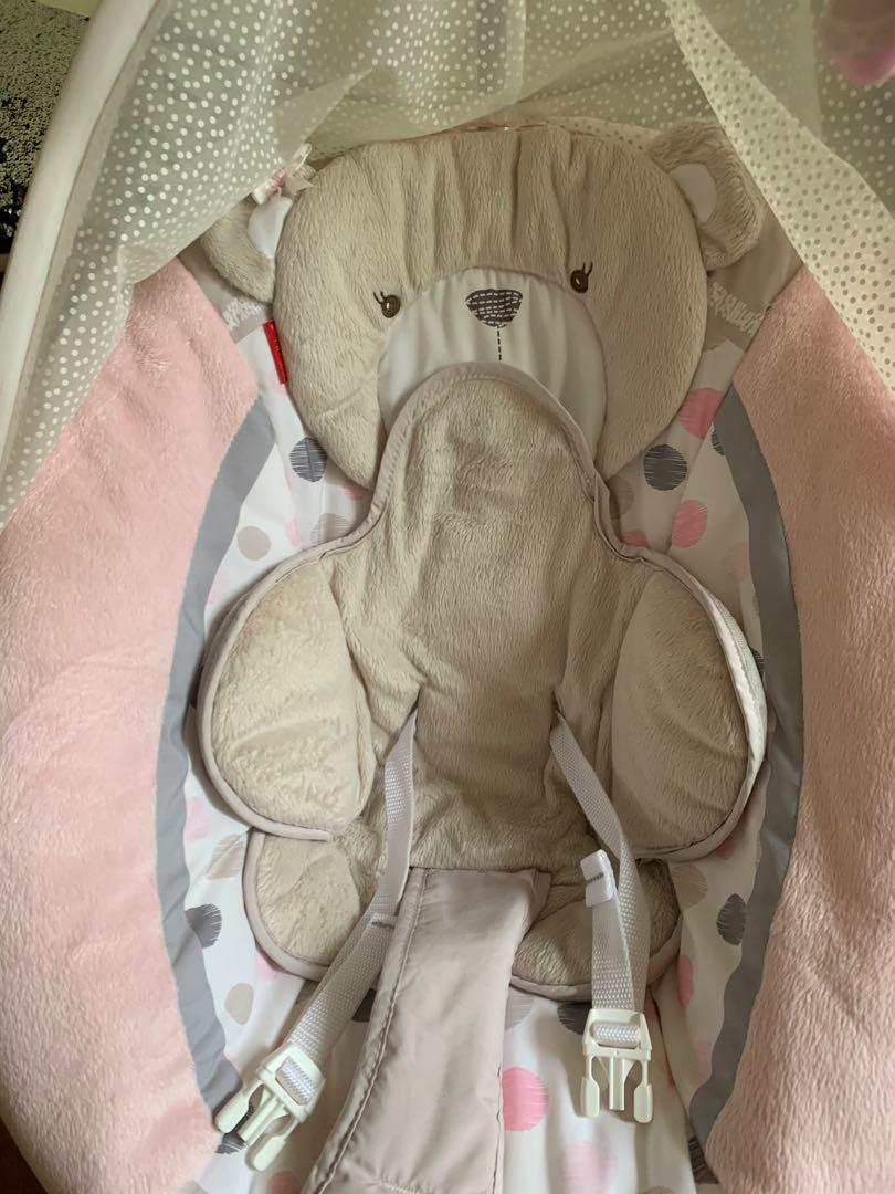 Fisher Price Snugabear Ballerina Cradle Swing Rocker