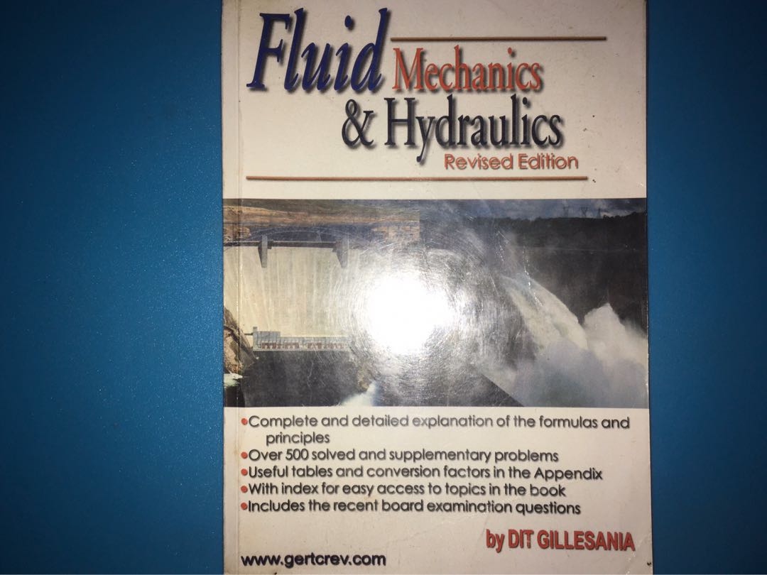 Fluid Mechanics and Hydraulics by Gillesania Revised Edition, Hobbies