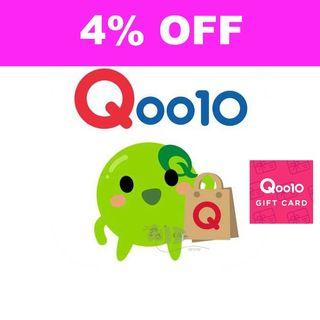 $100 Qoo10 gift card at 4% discount