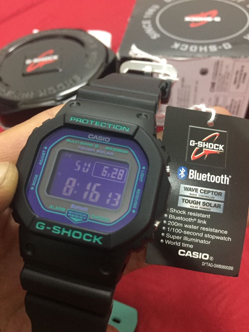 G Shock GWB 5600 BL petak joker Men s Fashion Watches