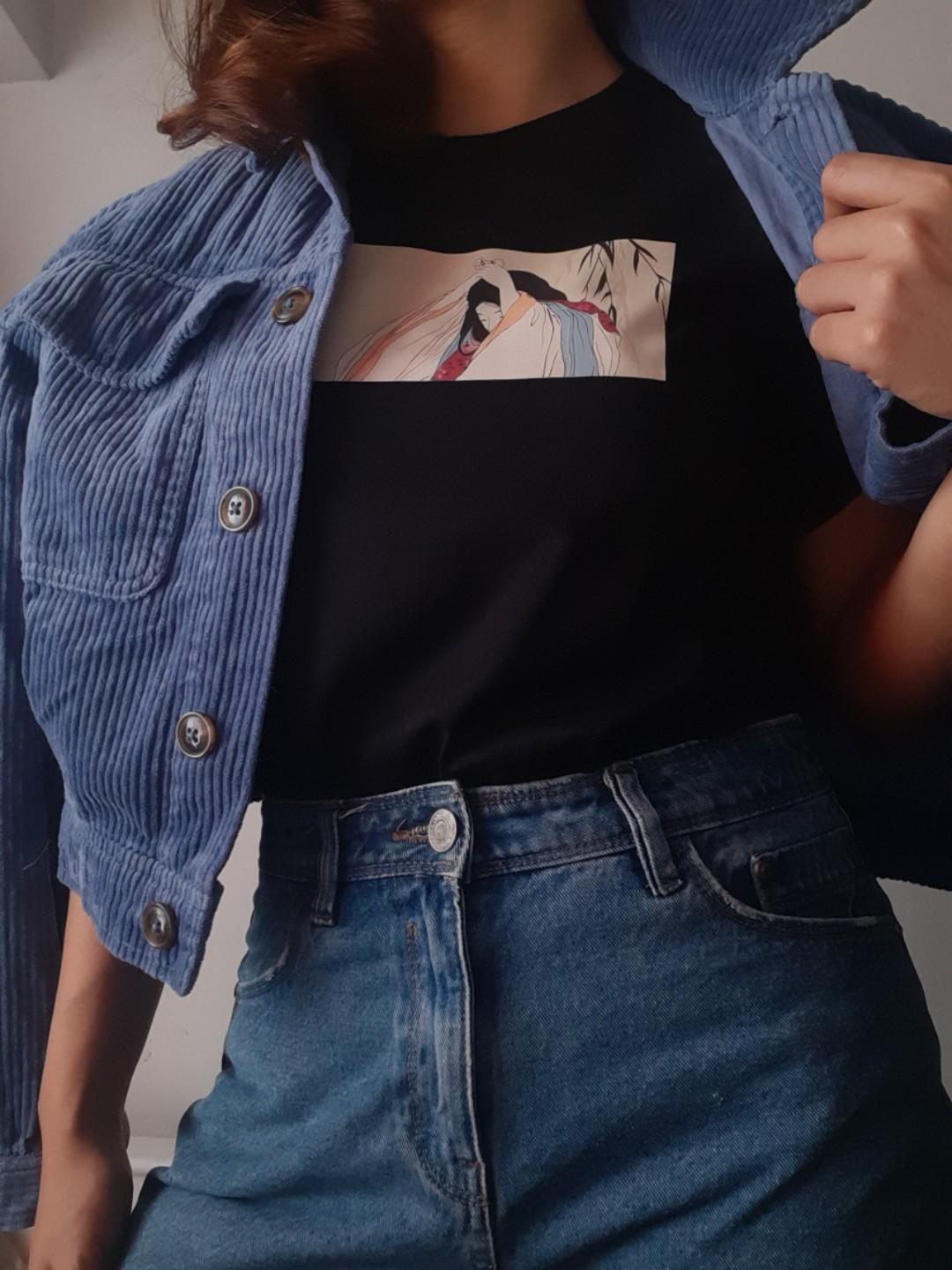 Geisha Aesthetic Tee On Carousell