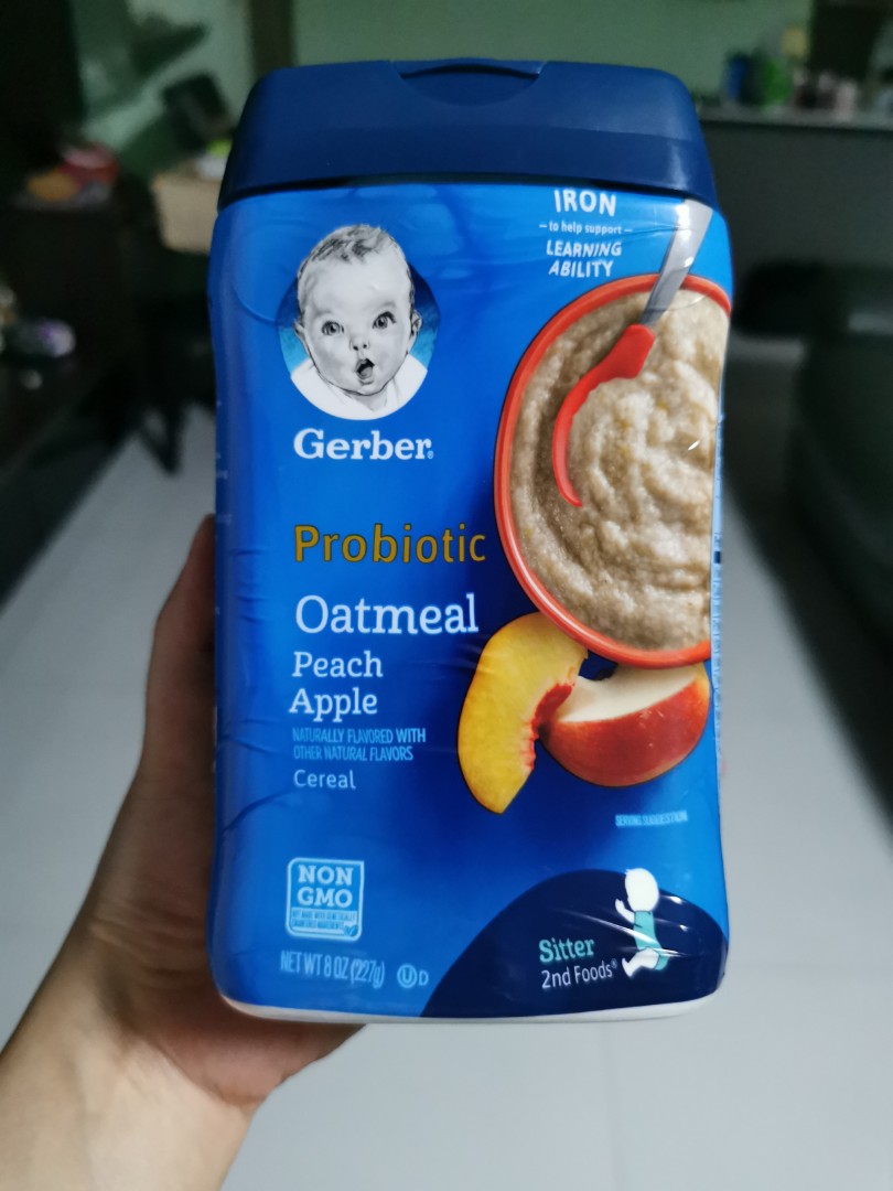 Gerber probiotic oatmeal, Babies & Kids, Nursing & Feeding, Weaning