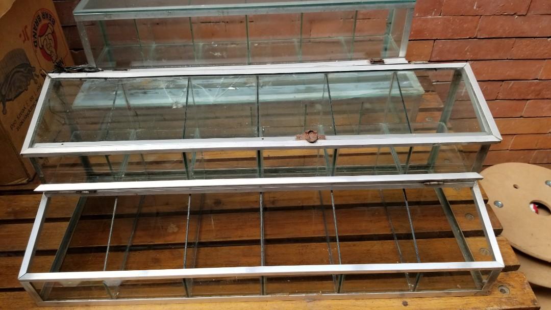 Glass candy organizer for your sari sari store ,bundle of 2 ,only Php