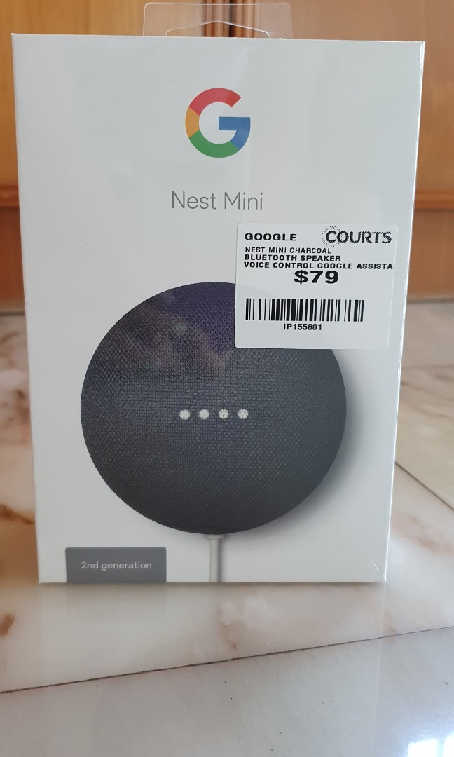 Google Nest Mini Charcoal Voice Control Google Assistant 2nd Generation Electronics Others On Carousell