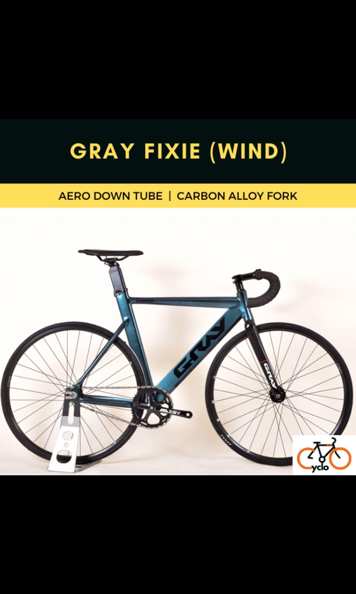 gray fixie frame