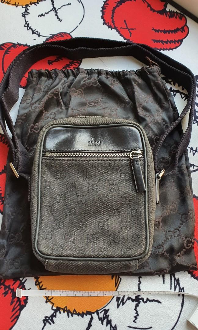 Gucci Sling Bag, Men&#39;s Fashion, Bags & Wallets, Sling Bags on Carousell