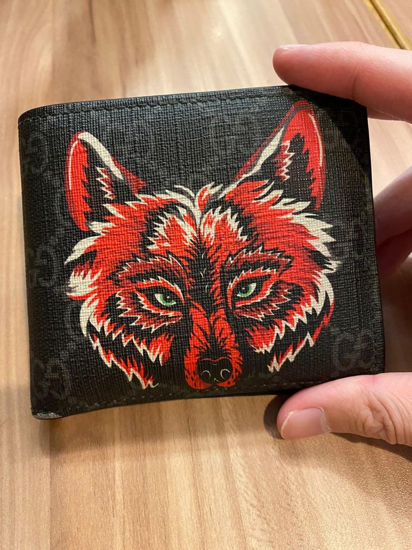 Gucci wallet with wolf online