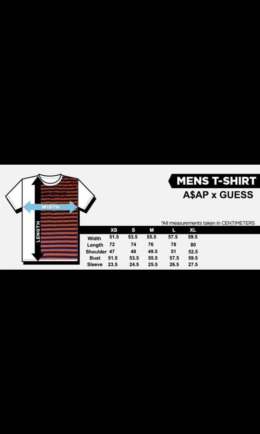Guess asap 2025 rocky size chart