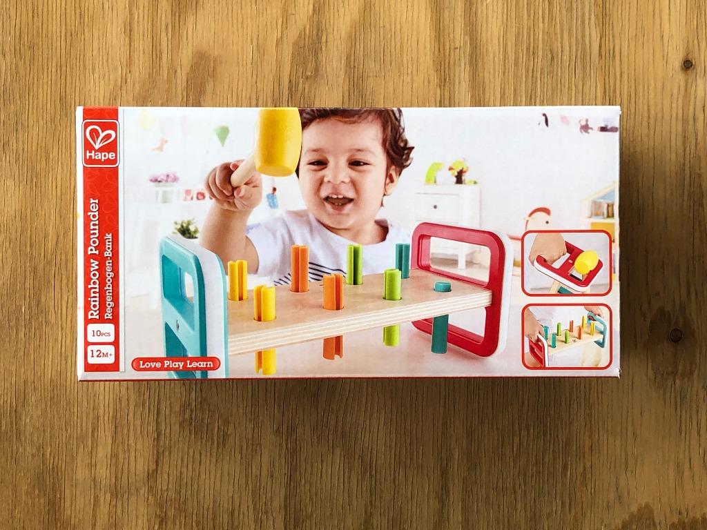 Hape rainbow new arrivals pounder