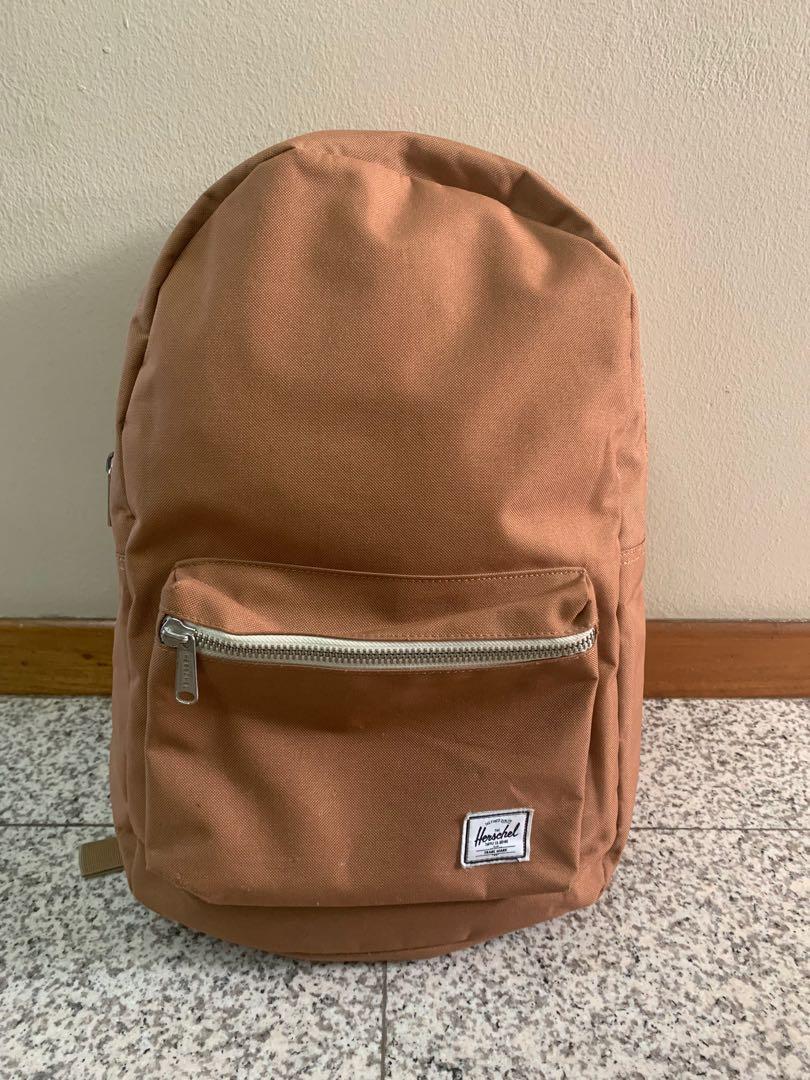 Herschel caramel backpack sales