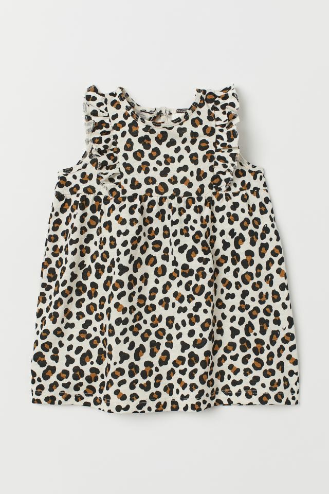 leopard print baby dress