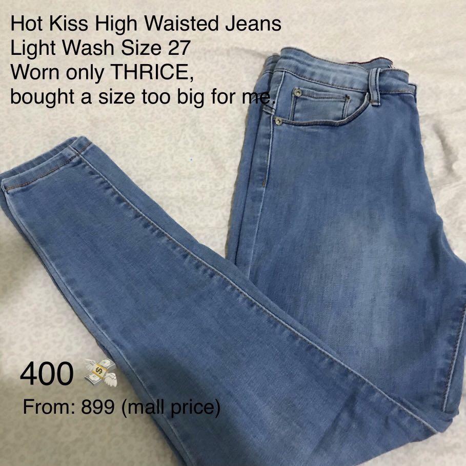 hot kiss high waisted jeans