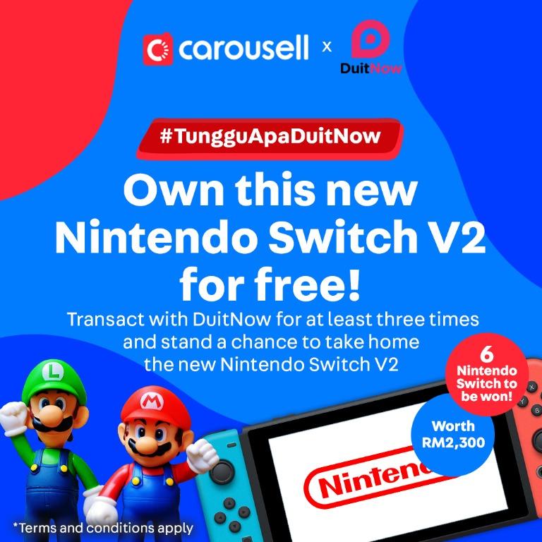 How to win Nintendo Switch V2 Video Gaming Video Game Consoles