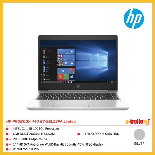 Hp Probook 440 G7 9el13pa Laptop Silver Electronics Computers Laptops On Carousell